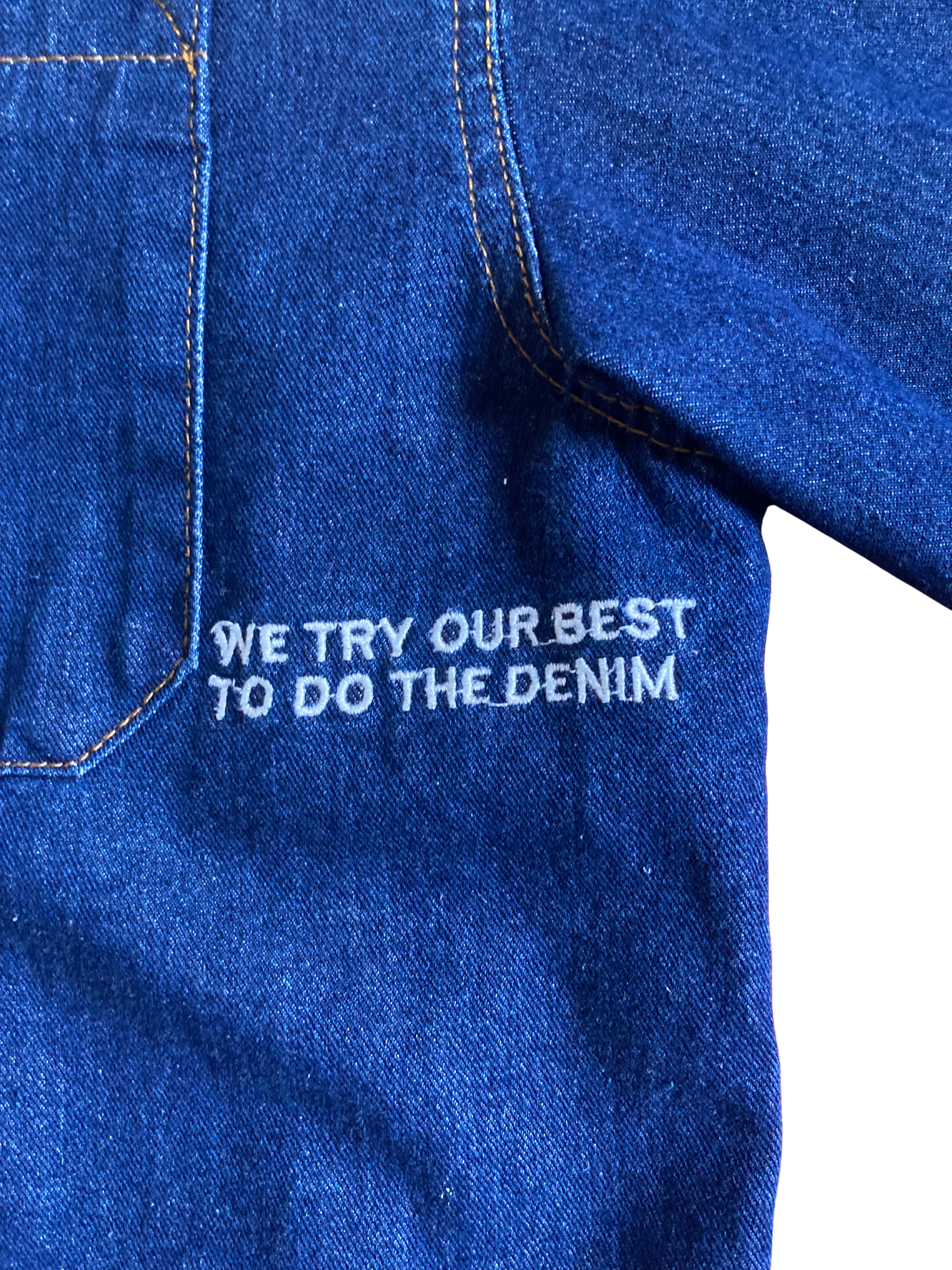 JESUS IS KING DENIM JACKET 👑