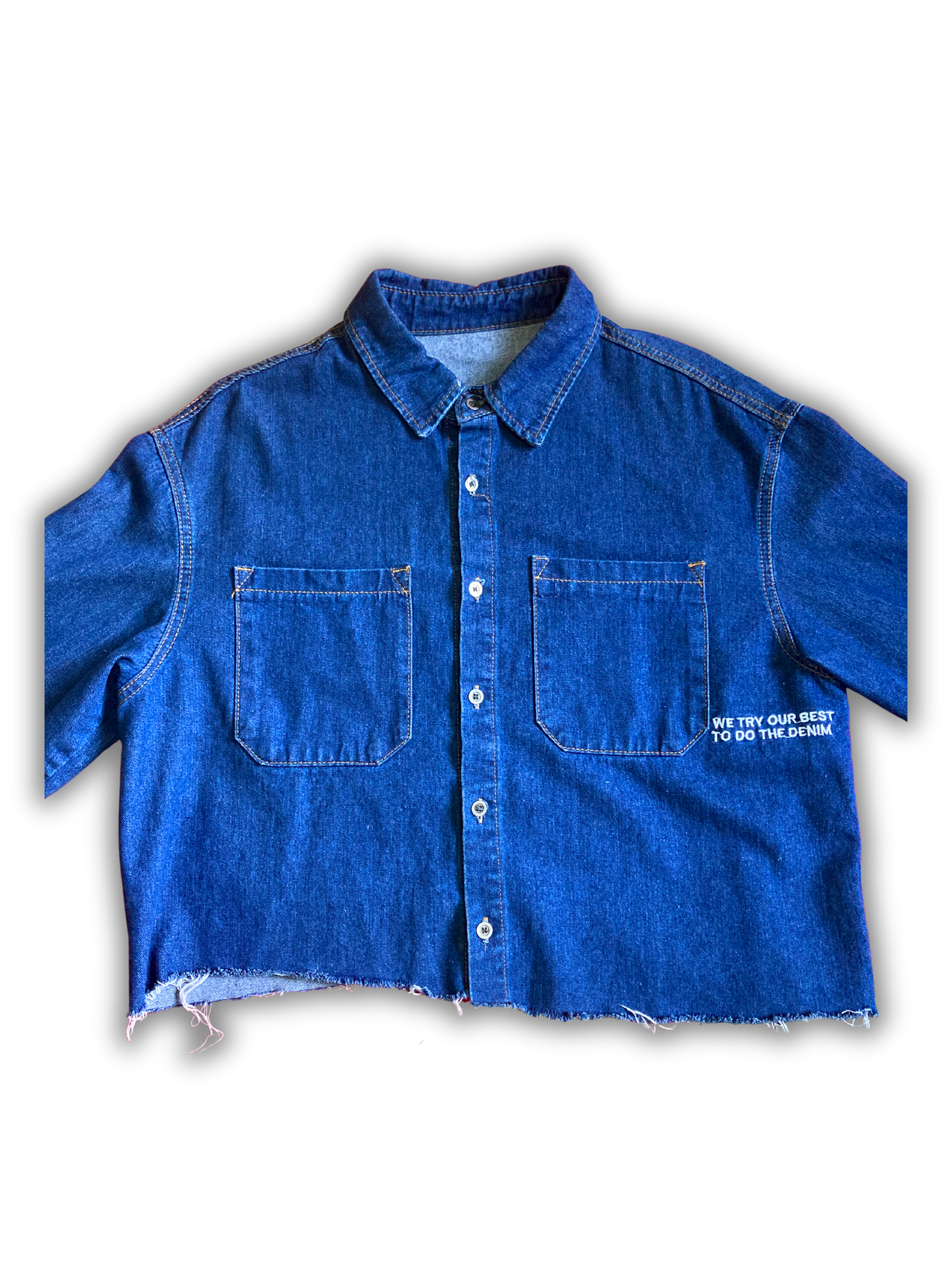 JESUS IS KING DENIM JACKET 👑