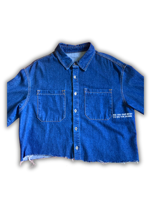 JESUS IS KING DENIM JACKET 👑